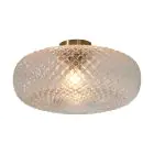 It's about RoMi Plafondlamp Venice Glas Transparant | Geschikt voor 1x E27 