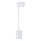 Noxion Railspot Hanglamp 3-Fase Ecowhite Aluminium Wit | Geschikt voor 1x GU10
