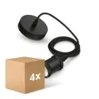 Voordeelpak 4x Philips Cord Vintage Zwart