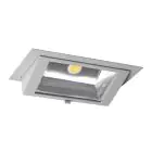 LED Downlight Wallwasher Wally Maxi Grijs 46W 6400lm 70x75D - 840 Koel Wit - 238x145mm